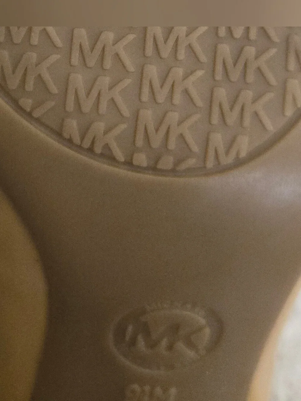 🔥INWT/ Sticker. Michael Kors Nude Patent Leather Heels Pumps Size 9.5M